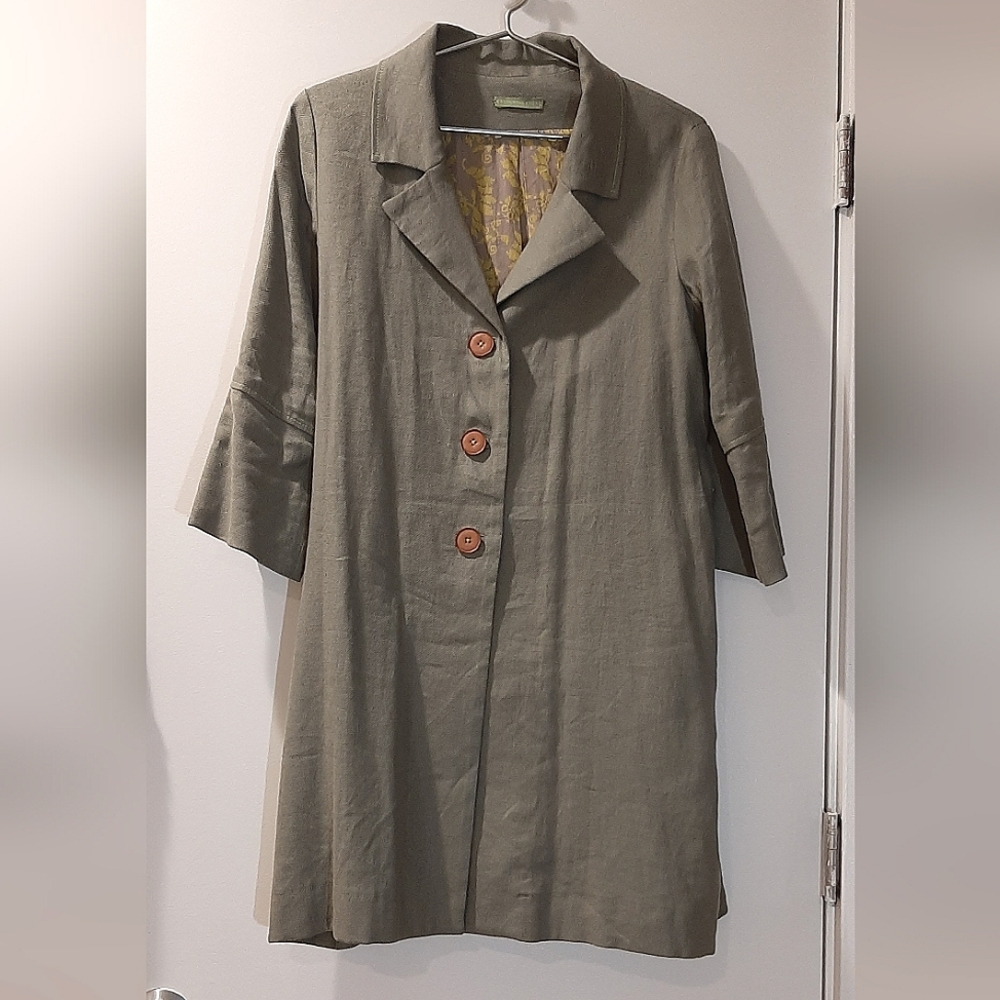🪻CATHERINE ANDRE🌾| Light Green Coat